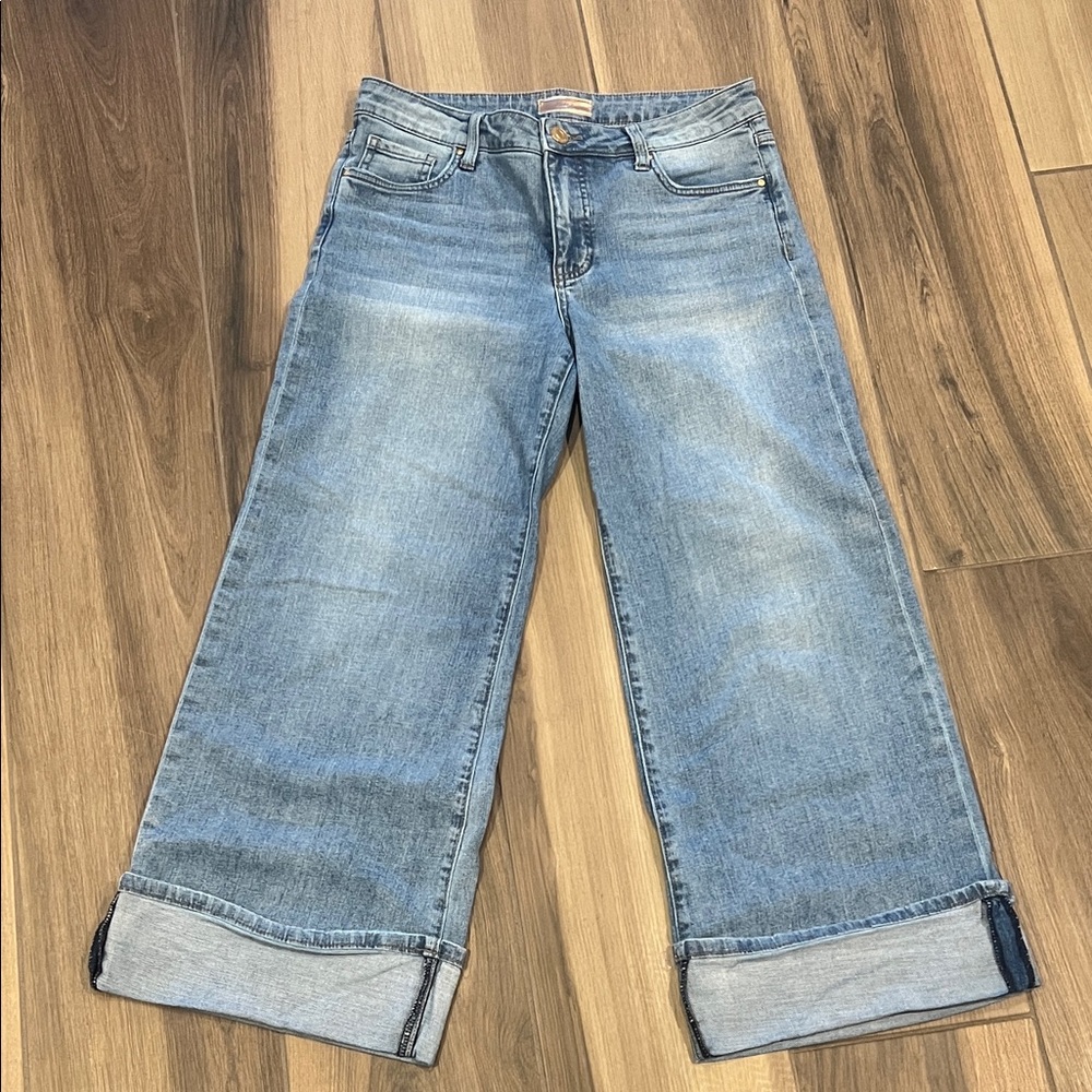 Kut from the Kloth Meg Fab Ab Wide-Leg Jeans